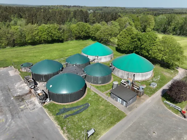 Biogasanlage auf Gut Hülsenberg